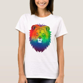 Lion Head Gay Pride T - Shirt