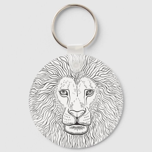 Lion Head Graphics Schlüsselanhänger (Vorderseite)