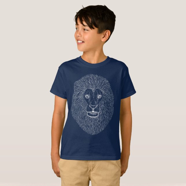 Lion Head Graphics T-Shirt (Vorne ganz)