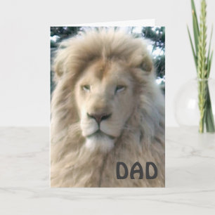 Lion Head 'Happy Vatertag' Karte