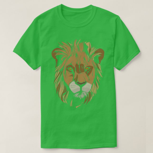 Lion Head Lion Africa T-Shirt (Design vorne)