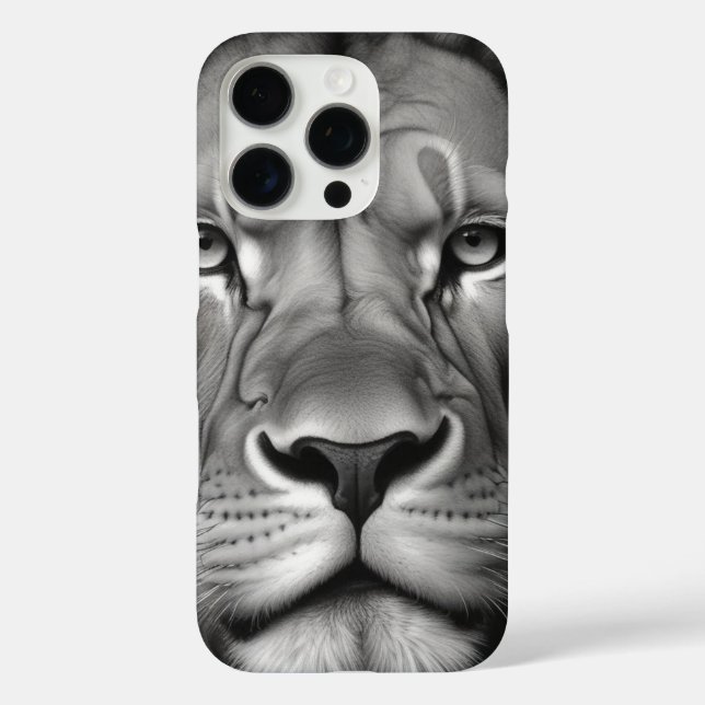 Lion iPhone 16 Pro Hülle (Rückseite)