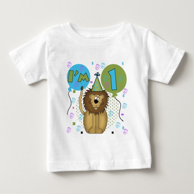 Lion je suis T-shirts et les cadeaux de 1 les (Devant)