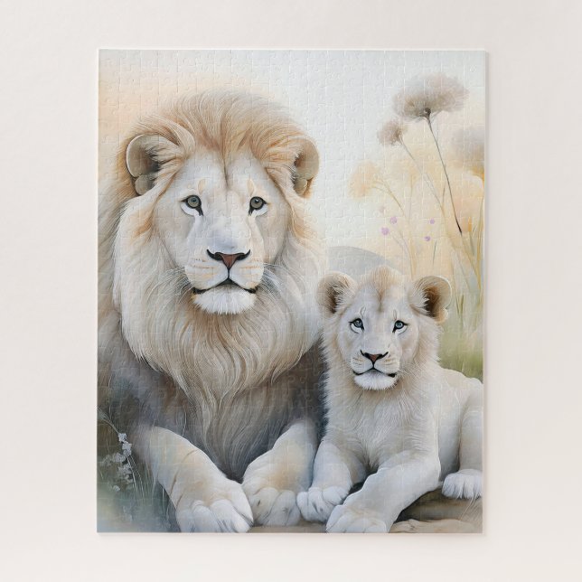 Lion Jigsaw Puzzle (Vertikal)
