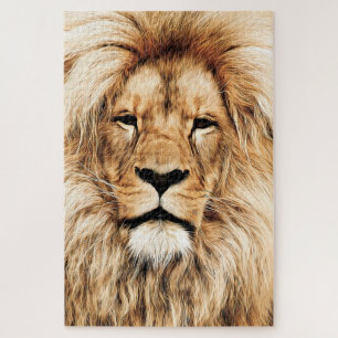 Lion Jigsaw Puzzle Face Photo