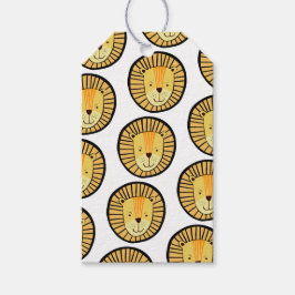 Lion Jungle Animal Pattern Geschenkanhänger