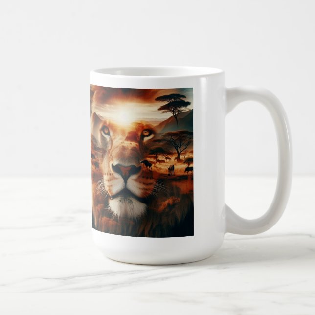 LION KAFFEETASSE (Rechts)
