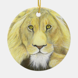 Lion Keramik Ornament
