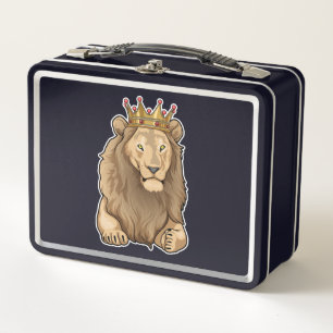 Lion King Crown Metall Brotdose