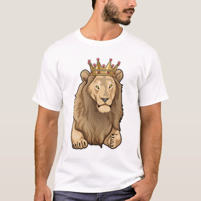 Lion King Crown T-Shirt (Vorderseite)