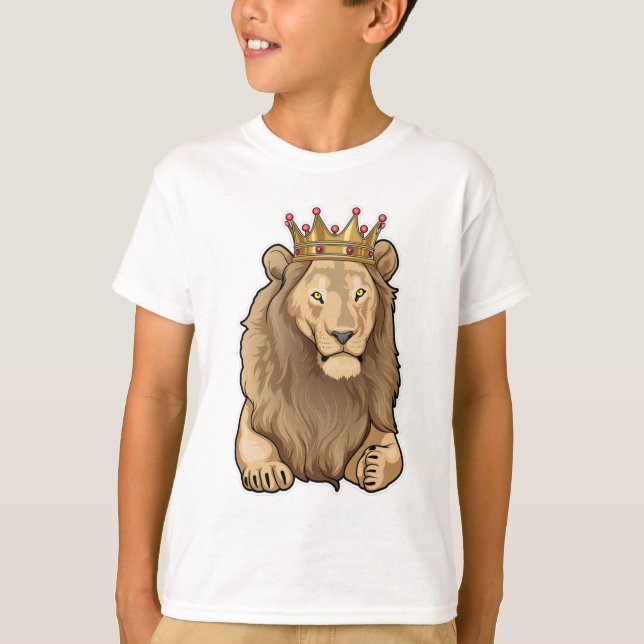 Lion King Crown T-Shirt (Vorderseite)
