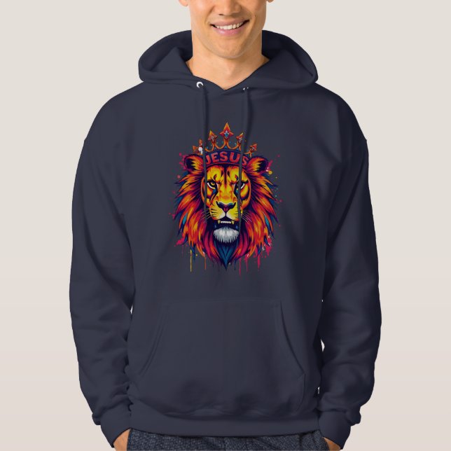 Lion King Jesus Hoodie (Vorderseite)