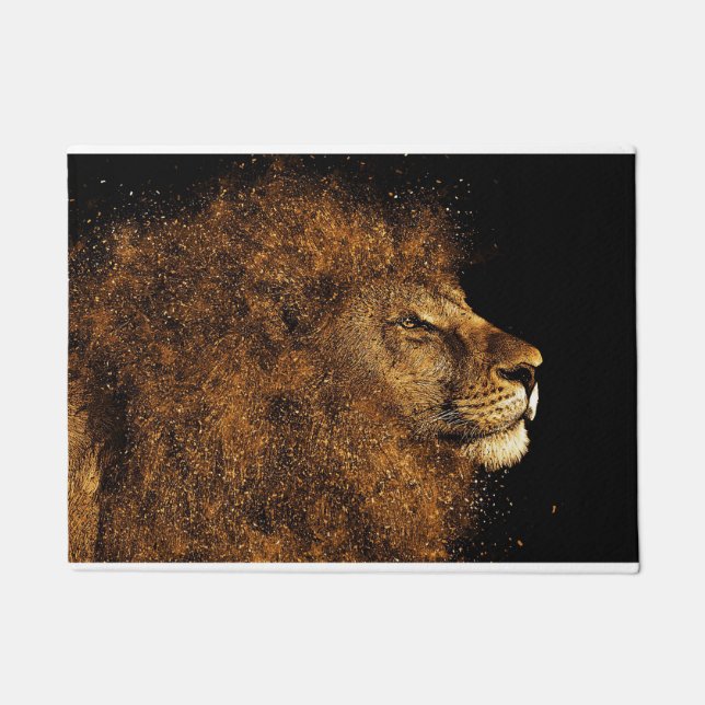 Lion King Lion Fußmatte (Vorderseite)