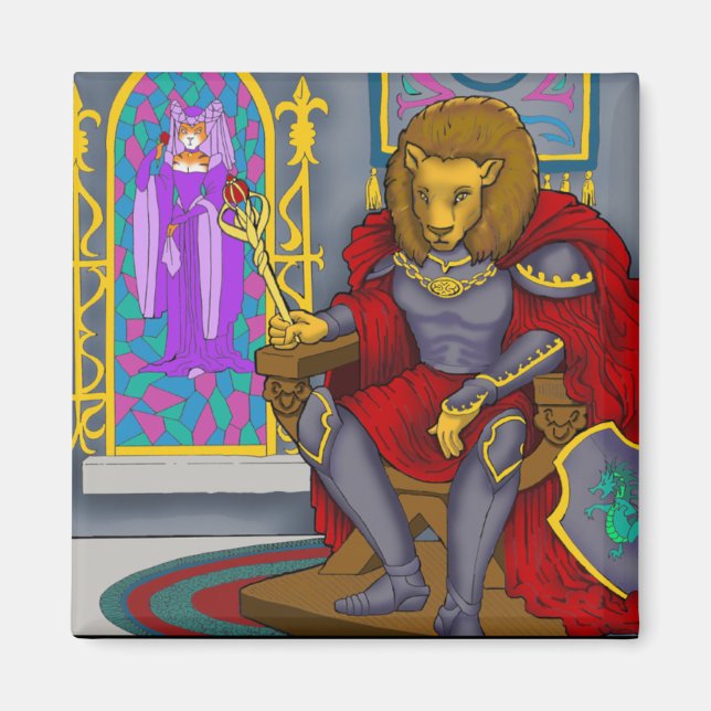 Lion King Magnet (Vorne)