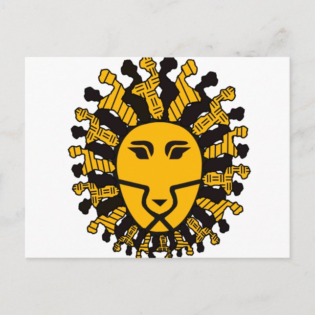 Lion King of Malawi Postkarte (Vorderseite)