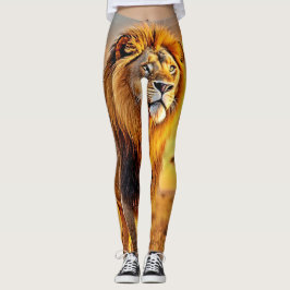 Lion King Savanna Sunset Design Leggings