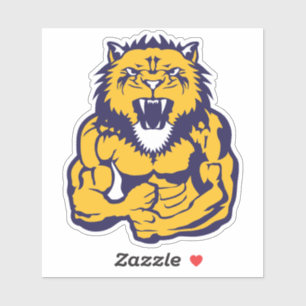 Lion Körper Bodybuilding muskulculculcu Design Aufkleber