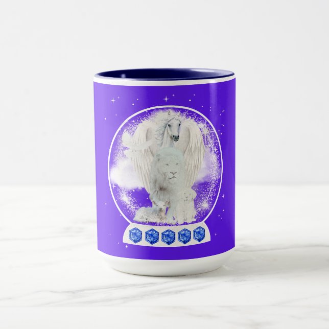 Lion Lamb Beileid Kaffee Tasse (Zentrum)