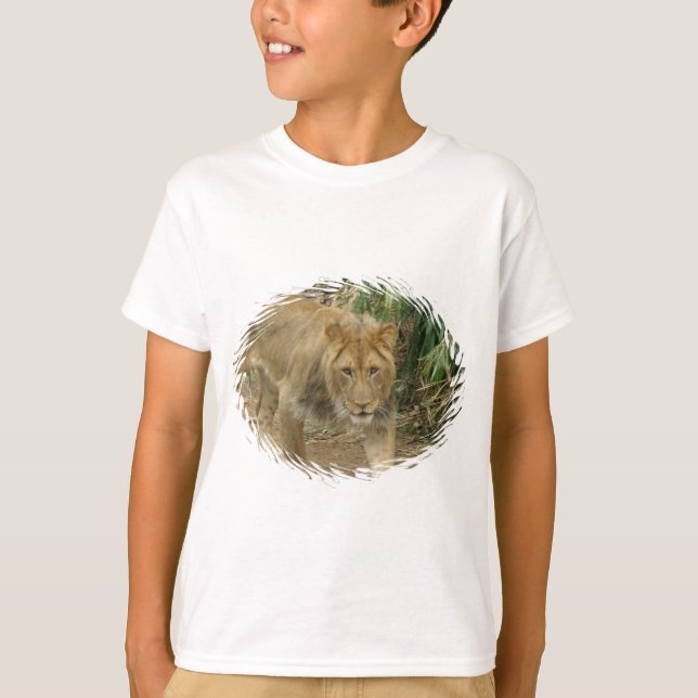 Lion le T-shirt de l'enfant de lion (Devant)