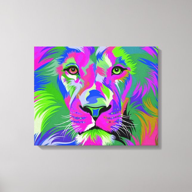Lion Leinwanddruck (Vorderseite)