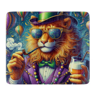 Lion/Louisiana Mardi Gras Schneidebrett