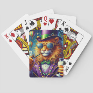 Lion/Louisiana Mardi Gras Spielkarten