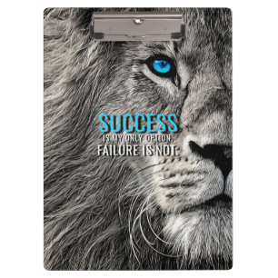 Lion Lover Erfolg ist meine einzige Option Klemmbrett