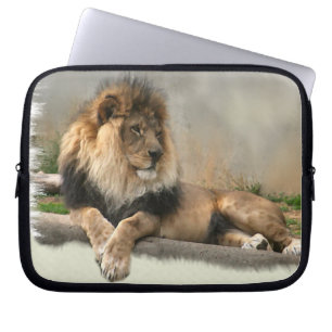 Lion Lovers King of the Dschungel Laptopschutzhülle