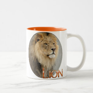 Lion Lovers King of the Dschungel Zweifarbige Tasse