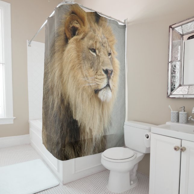Lion Lovers Wildlife Duschvorhang (Beispiel)
