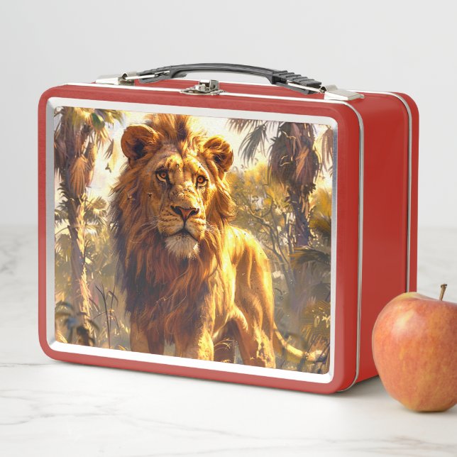 Lion Metall Brotdose (Beispiel)