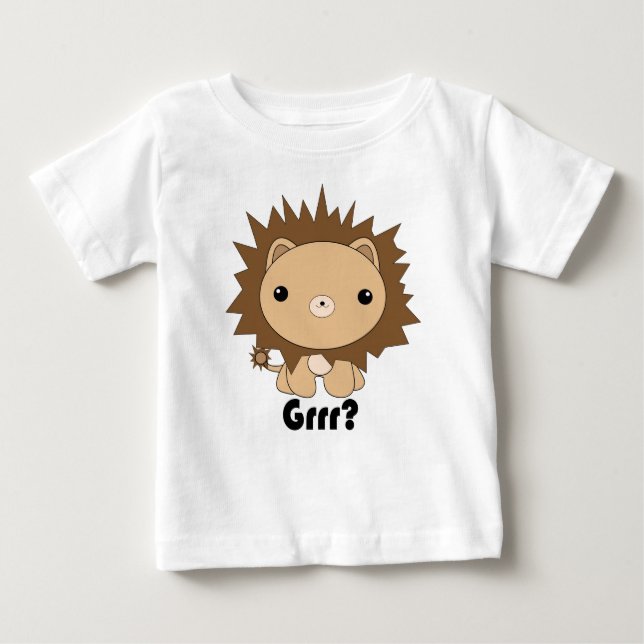 Lion mignon Grrr de Kawaii ? T-shirt (Devant)