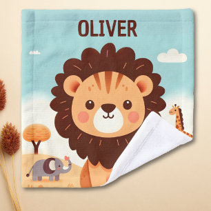 Lion Mignon Kawaii et Amis Personnalisé