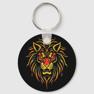 Lion moderne Kunst Schlüsselanhänger