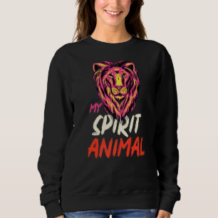 Lion My Spirit Animal Wild Forest Wildlife Nature Sweatshirt
