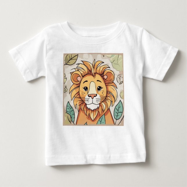 Lion niedlich baby t-shirt (Vorderseite)