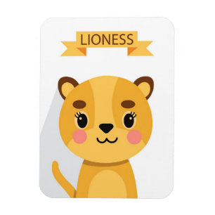 Lion Niedlich Lioness Magnet