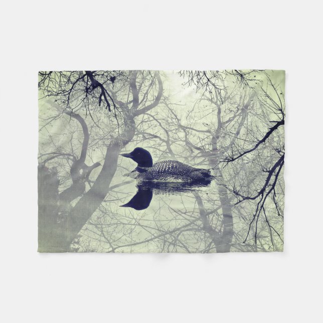 Lion noir et blanc sur une couverture de lancer de (Devant (Horizontal))