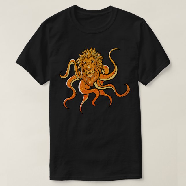 Lion Octopus T-Shirt (Design vorne)