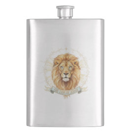 Lion of Judah Classic 8oz Stainless Steel Flask Flachmann