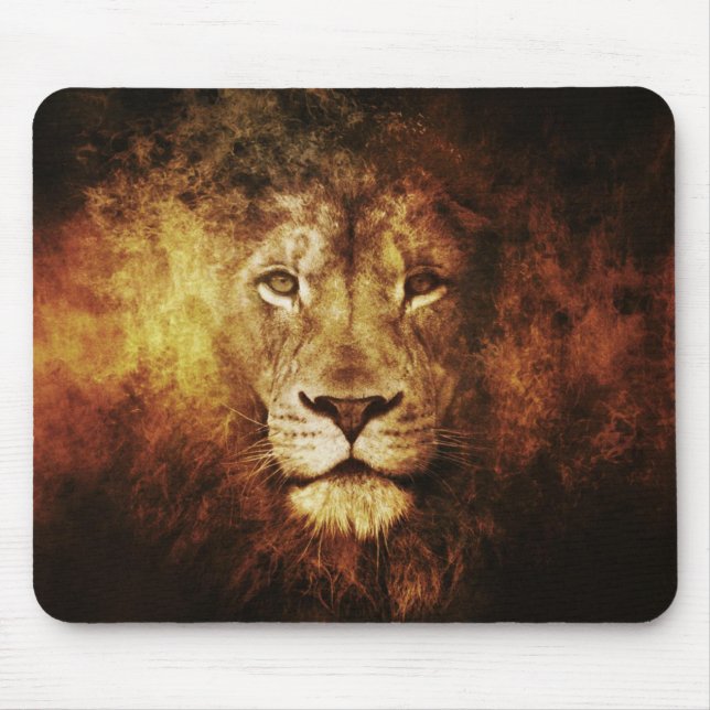 Lion of Judah - Haile Selassie Rastafari Mouse Pad Mousepad (Vorne)