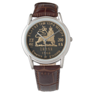 Lion of Judah - Haile Selassie - Rastafari Watch A Armbanduhr