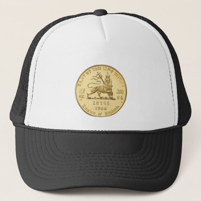 Lion of Judah - Haile Selassie - Trucker Cap Truckerkappe (Vorderseite)