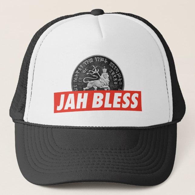 Lion of Judah - Haile Selassie - Trucker Cap Truckerkappe (Vorderseite)