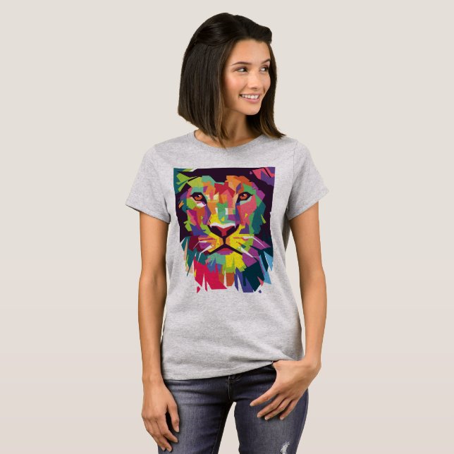 Lion of Judah - Lion - Rastafari - Reggae Shirt (Vorne ganz)
