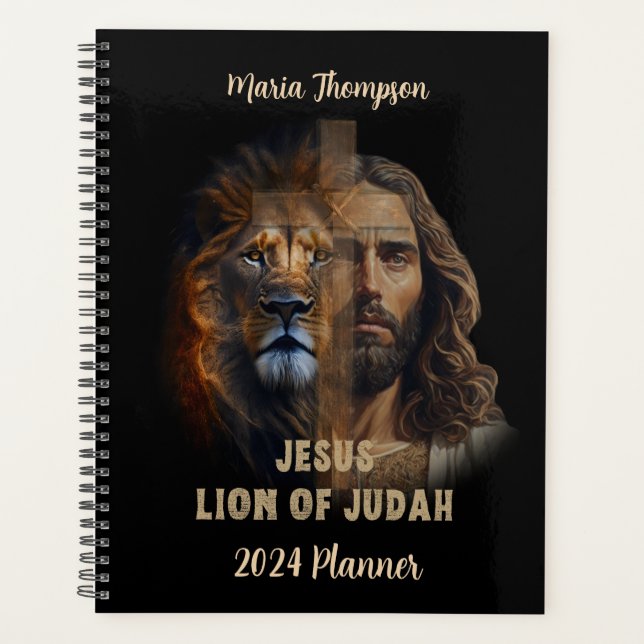 Lion Of Judah Personnalisé Planificateur De Texte  (Devant)