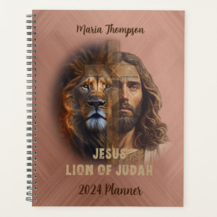 Lion Of Judah Personnalisé Planificateur De Texte 