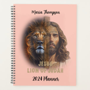 Lion Of Judah Personnalisé Planificateur De Texte 