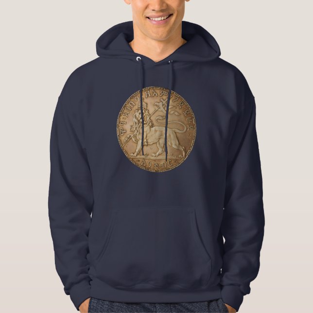 Lion of Judah Rasta Reggae Roots Jah Rastafari  Hoodie (Vorderseite)