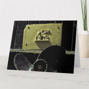 LION OF VENICE Jumbo Grußkarte Karte
